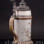 Старинная пивная кружка Влюблённые, 1/2 л, Villeroy & Boch, Германия, 1924 г.