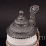 Старинная пивная кружка Влюблённые, 1/2 л, Villeroy & Boch, Германия, 1924 г.
