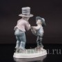 Фигурка детей из фарфора Маленький оркестр, Metzler & Ortloff, Германия, перв. пол. 20 в.