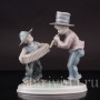 Фигурка детей из фарфора Маленький оркестр, Metzler & Ortloff, Германия, перв. пол. 20 в.