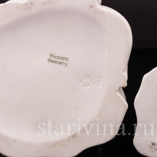 Фарфоровые статуэтки Галантный дуэт, Nymphenburg, Германия, 1949-91 гг.