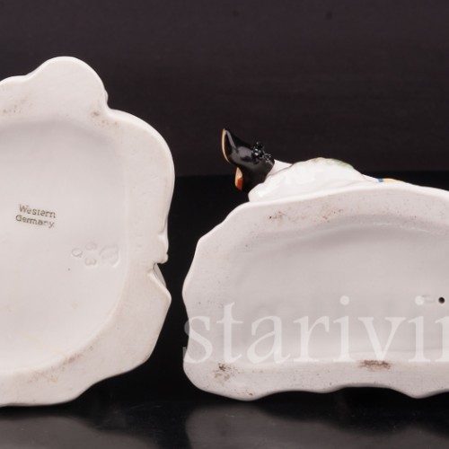 Фарфоровые статуэтки Галантный дуэт, Nymphenburg, Германия, 1949-91 гг.