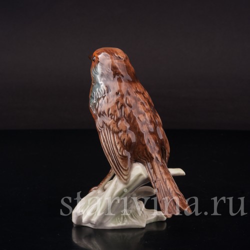 Фигурка птицы из фарфора Малиновка Goebel, Германия, 1968 г.