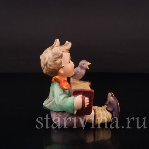 Фигурка из фарфора Мальчик с гармошкой Goebel, Германия, 1990 гг.