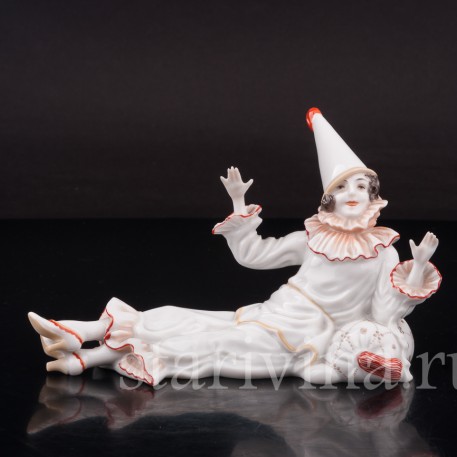 Фигурка из фарфора Забавная пьеретта, Rosenthal, Германия, 1930 год.