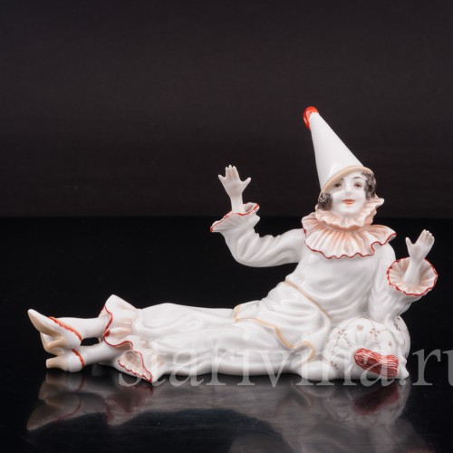 Фигурка из фарфора Забавная пьеретта, Rosenthal, Германия, 1930 год.