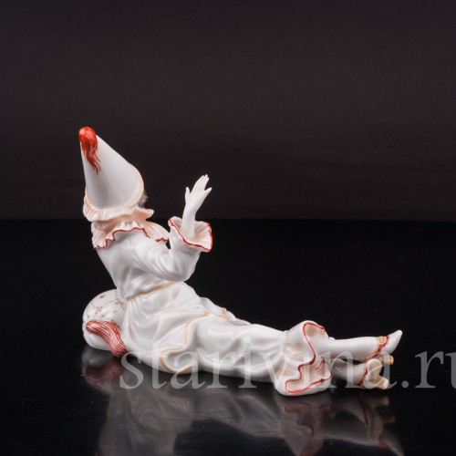 Фигурка из фарфора Забавная пьеретта, Rosenthal, Германия, 1930 год.