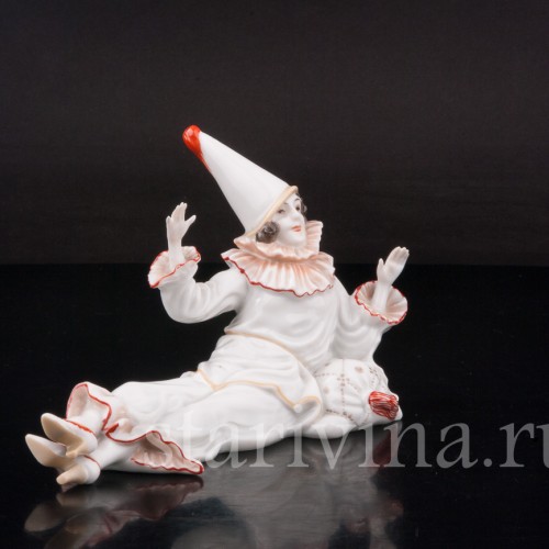 Фигурка из фарфора Забавная пьеретта, Rosenthal, Германия, 1930 год.