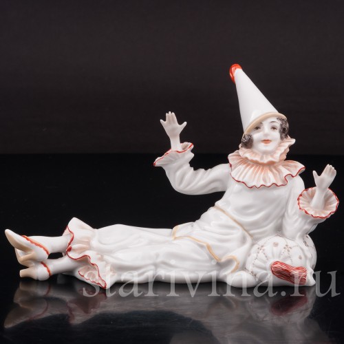Фигурка из фарфора Забавная пьеретта, Rosenthal, Германия, 1930 год.