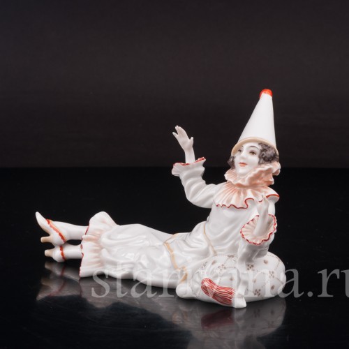Фигурка из фарфора Забавная пьеретта, Rosenthal, Германия, 1930 год.