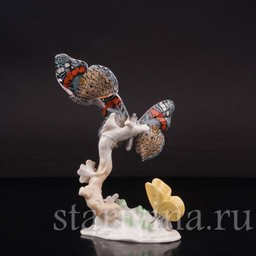 Фигурка из фарфора Бабочки Hutschenreuther, Германия, 1970 гг.