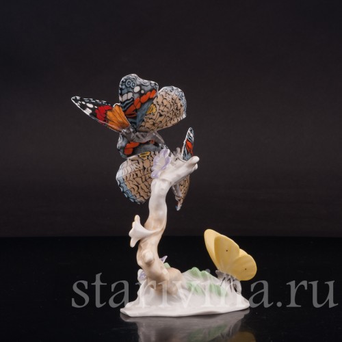 Фигурка из фарфора Бабочки Hutschenreuther, Германия, 1970 гг.