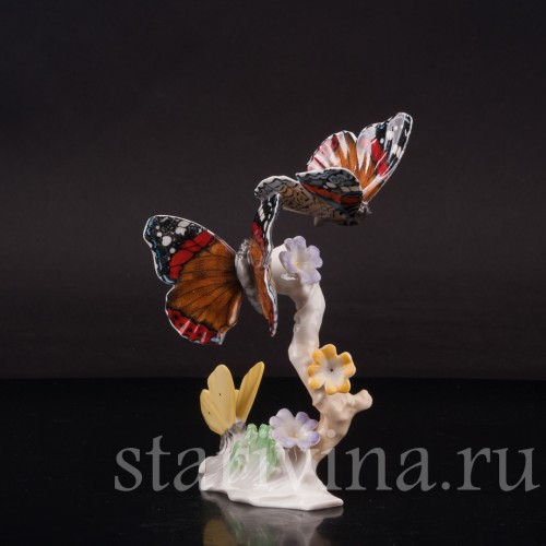 Фигурка из фарфора Бабочки Hutschenreuther, Германия, 1970 гг.