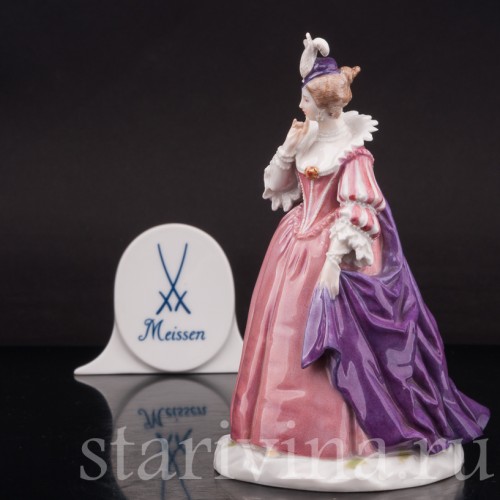 Фарфоровая статуэтка Изабелла, комедия дель арте, Meissen, Германия, нач. 20 в.