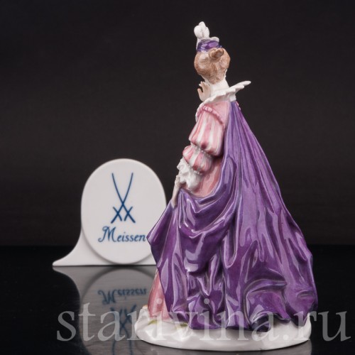 Фарфоровая статуэтка Изабелла, комедия дель арте, Meissen, Германия, нач. 20 в.