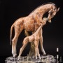 Фаянсовая статуэтка Жирафы, Capodimonte, Италия, 1950 гг.
