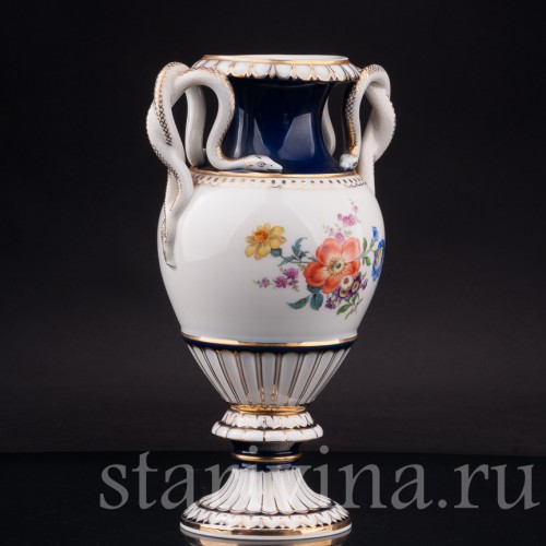 Фарфоровая ваза Змеи, Meissen, Германия, 1950 г.
