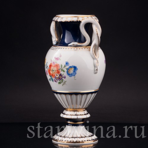 Фарфоровая ваза Змеи, Meissen, Германия, 1950 г.