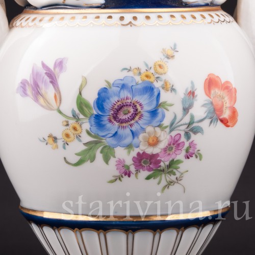 Фарфоровая ваза Змеи, Meissen, Германия, 1950 г.