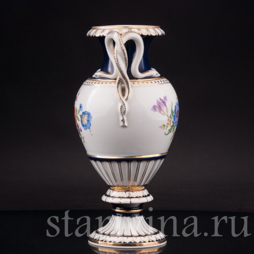 Фарфоровая ваза Змеи, Meissen, Германия, 1950 г.
