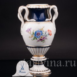 Фарфоровая ваза Змеи, Meissen, Германия, 1950 г.