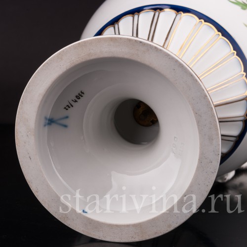 Фарфоровая ваза Змеи, Meissen, Германия, 1950 г.