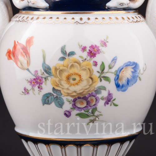 Фарфоровая ваза "Змеи", Meissen, Германия, 1950 год.