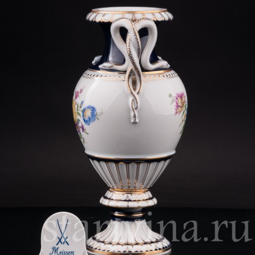 Фарфоровая ваза "Змеи", Meissen, Германия, 1950 год.