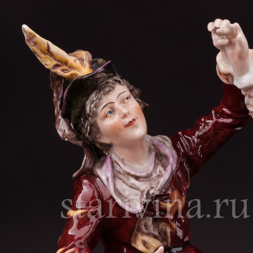 Фарфоровая композиция Деревенские танцы, Ernst Bohne Sohne, Германия, нач. 20 в.