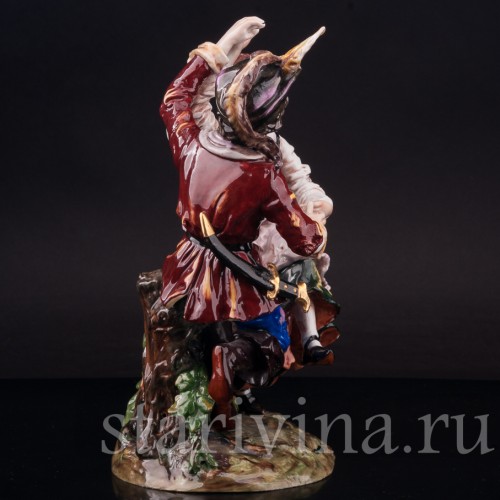 Фарфоровая композиция Деревенские танцы, Ernst Bohne Sohne, Германия, нач. 20 в.