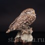 Фигурка птицы из фарфора Домовой сычик Tay, Италия, сер. 20 в.