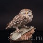 Фигурка птицы из фарфора Домовой сычик Tay, Италия, сер. 20 в.