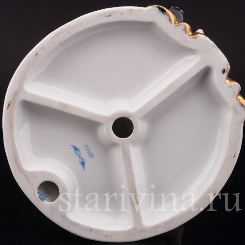 Фарфоровая композиция Мужчина с аккордеоном и таксой, Capodimonte, Италия, сер. 20 века.