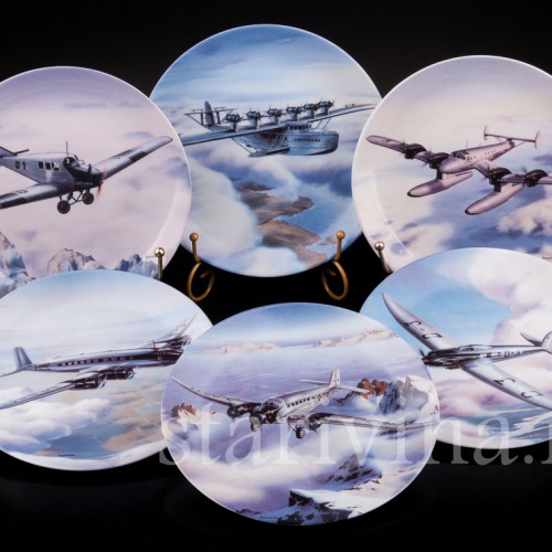 Декоративные тарелки Летающие легенды, Tirschenreuth, Германия, 1994-95 гг.