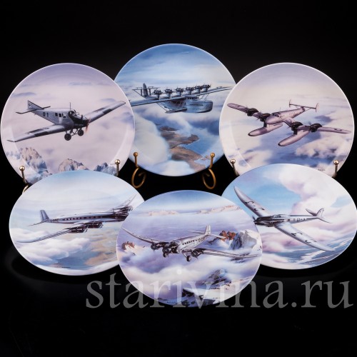 Декоративные тарелки Летающие легенды, Tirschenreuth, Германия, 1994-95 гг.