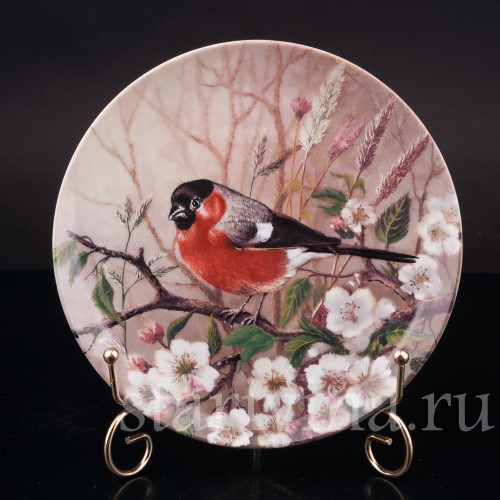 Декоративные тарелки Наш маленький птичий мир, 9 шт, Tirschenreuth, Германия, 1990-92 гг.