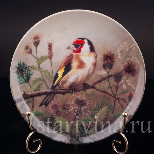 Декоративные тарелки Наш маленький птичий мир, 9 шт, Tirschenreuth, Германия, 1990-92 гг.