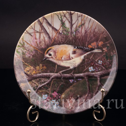 Декоративные тарелки Наш маленький птичий мир, 9 шт, Tirschenreuth, Германия, 1990-92 гг.