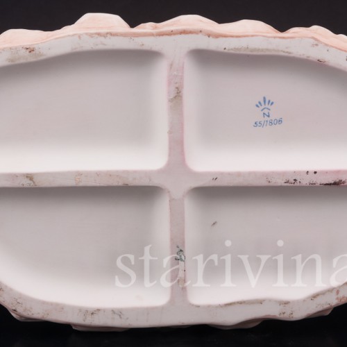 Бисквитная композиция За картами, Capodimonte, Италия, сер. 20 в.