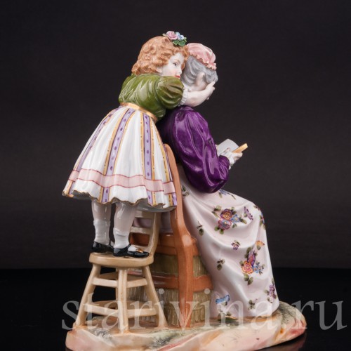 Фарфоровая фигурка "Кто это? Угадай!", Muller & Co, Германия, нач. 20 в.