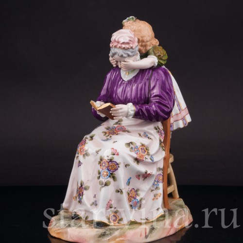 Фарфоровая фигурка "Кто это? Угадай!", Muller & Co, Германия, нач. 20 в.