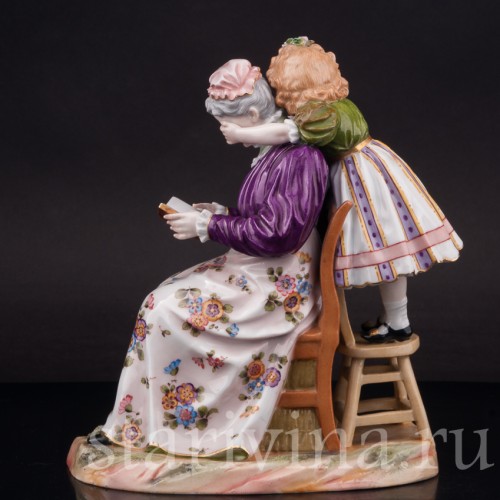 Фарфоровая фигурка "Кто это? Угадай!", Muller & Co, Германия, нач. 20 в.