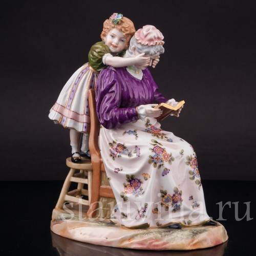 Фарфоровая фигурка "Кто это? Угадай!", Muller & Co, Германия, нач. 20 в.