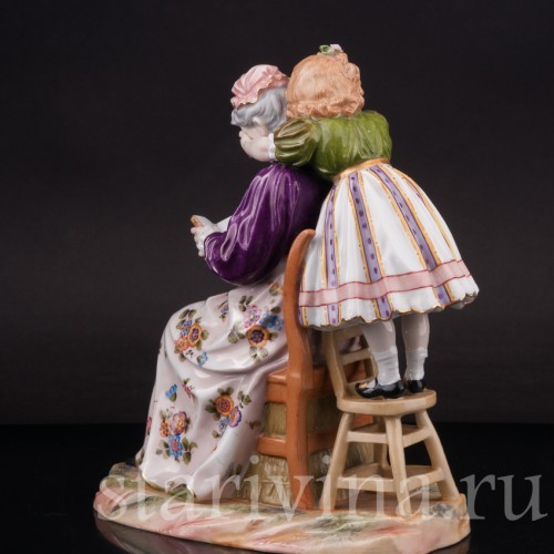 Фарфоровая фигурка "Кто это? Угадай!", Muller & Co, Германия, нач. 20 в.