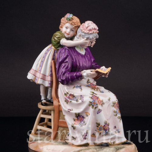 Фарфоровая фигурка "Кто это? Угадай!", Muller & Co, Германия, нач. 20 в.