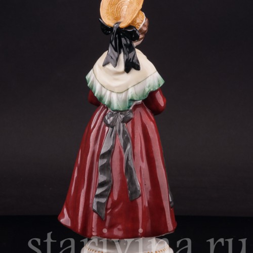 Фарфоровая статуэтка Девушка в народном костюме, Dressel, Kister & Co, Германия, нач. 20 в.