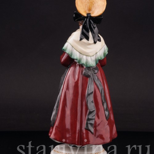 Фарфоровая статуэтка Девушка в народном костюме, Dressel, Kister & Co, Германия, нач. 20 в.