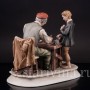 Композиция из фарфора Башмачник за работой, Pucci, Capodimonte, Италия, вт. пол. 20 в.