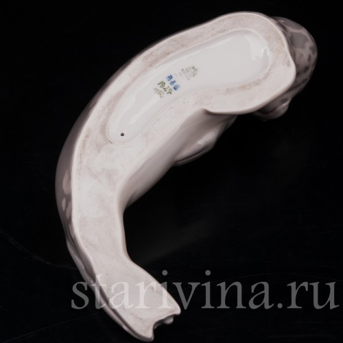 Фарфоровая статуэтка Морской котик, Bing & Grondahl, Дания, 1952-58 гг.