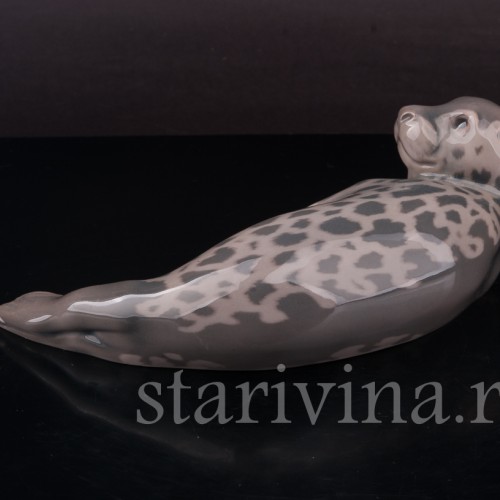 Фарфоровая статуэтка Морской котик, Bing & Grondahl, Дания, 1952-58 гг.